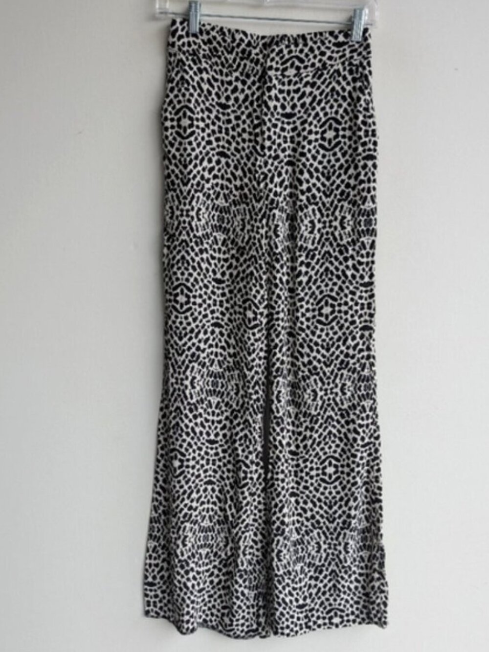 Mango Abstract Animal Print Straight Leg Pants